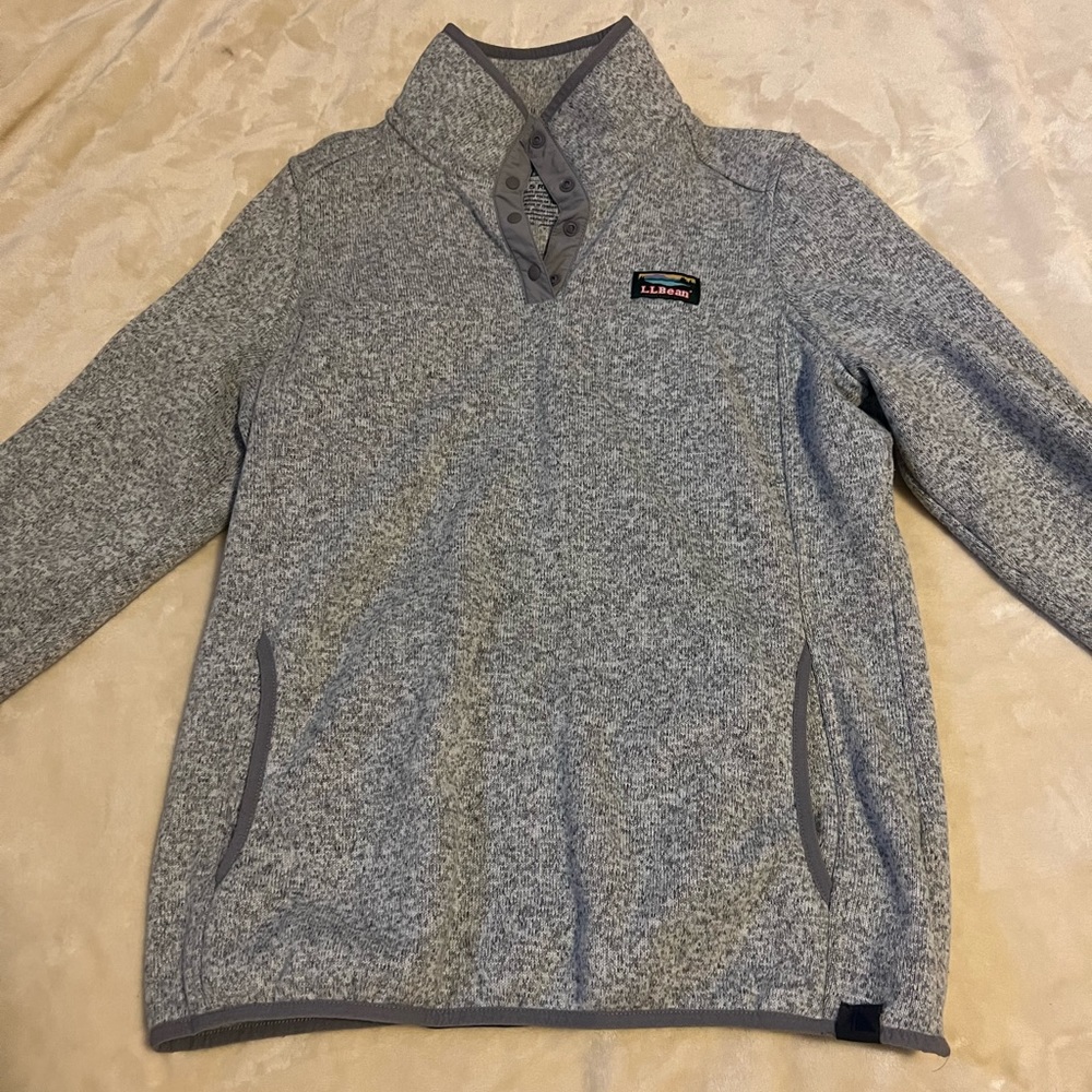 L.L. Bean quarter button up sweatshirt